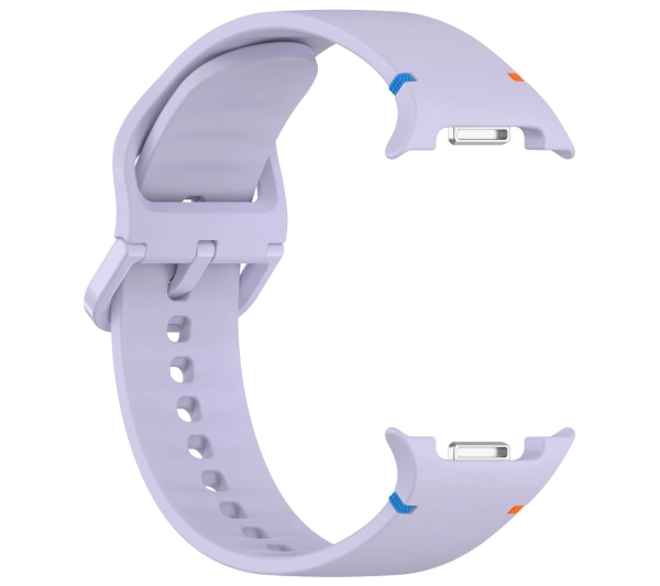 Bizon Strap Watch Silicone G do Samsung Galaxy Watch 8 40 mm / 44 mm / Samsung Galaxy Watch 8 Classic 46 mm fioletowy