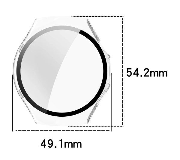 Bizon ze szkłem do Huawei Watch 5 46 mm przezroczysty