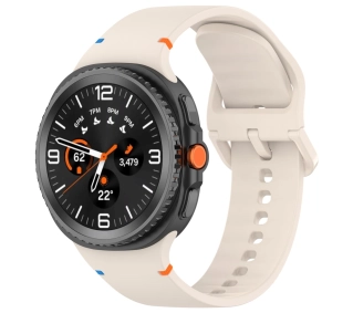 Bizon Strap Watch Silicone G do Samsung Galaxy Watch 8 40 mm / 44 mm / Samsung Galaxy Watch 8 Classic 46 mm beżowy