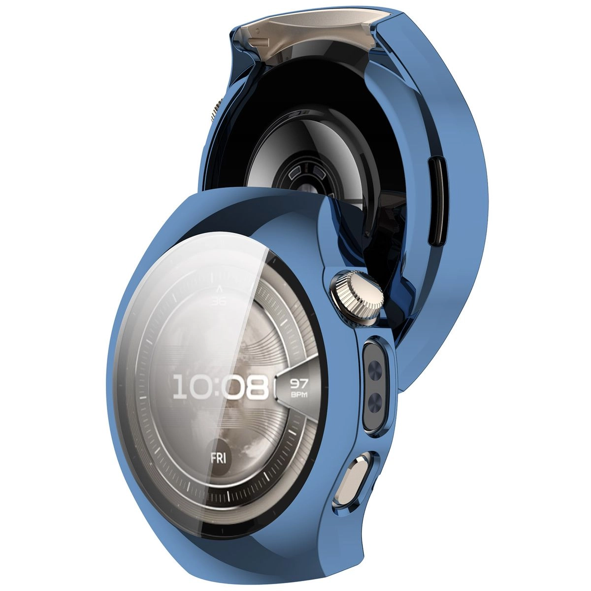 Nakładka na tarczę Bizon Felipe do Huawei Watch 5 46 mm niebieski