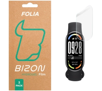 Folia ochronna Bizon matowa Film Sun do Xiaomi Smart Band 10 - 2 sztuki