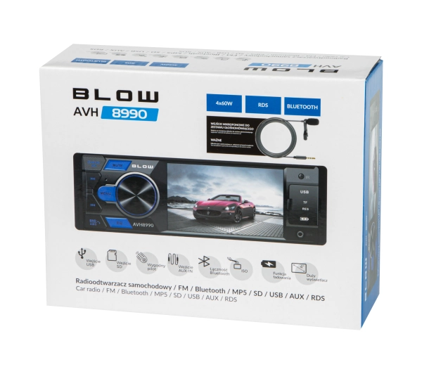 BLOW AVH-8990 z USB/SD 4x60W Bluetooth