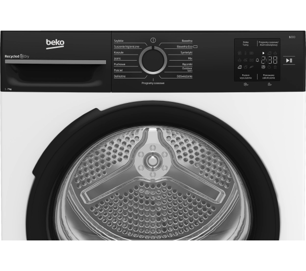 Beko pralka b300 BM3WFSU37015WBPB EnergySpin Slim 7kg 1000obr/min + suszarka b300 BM3T37239WBPB Slim 47cm 7kg - Kup na Raty - RRSO 0%