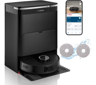 Bosch Spotless Max BCRDW3BAB Funkcja mopowania Stacja oczyszczająca Tworzenie mapy pomieszczenia 75dB - Kup na Raty - RRSO 0%