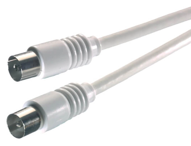 Kabel antenowy Vivanco 43905 15m Biały