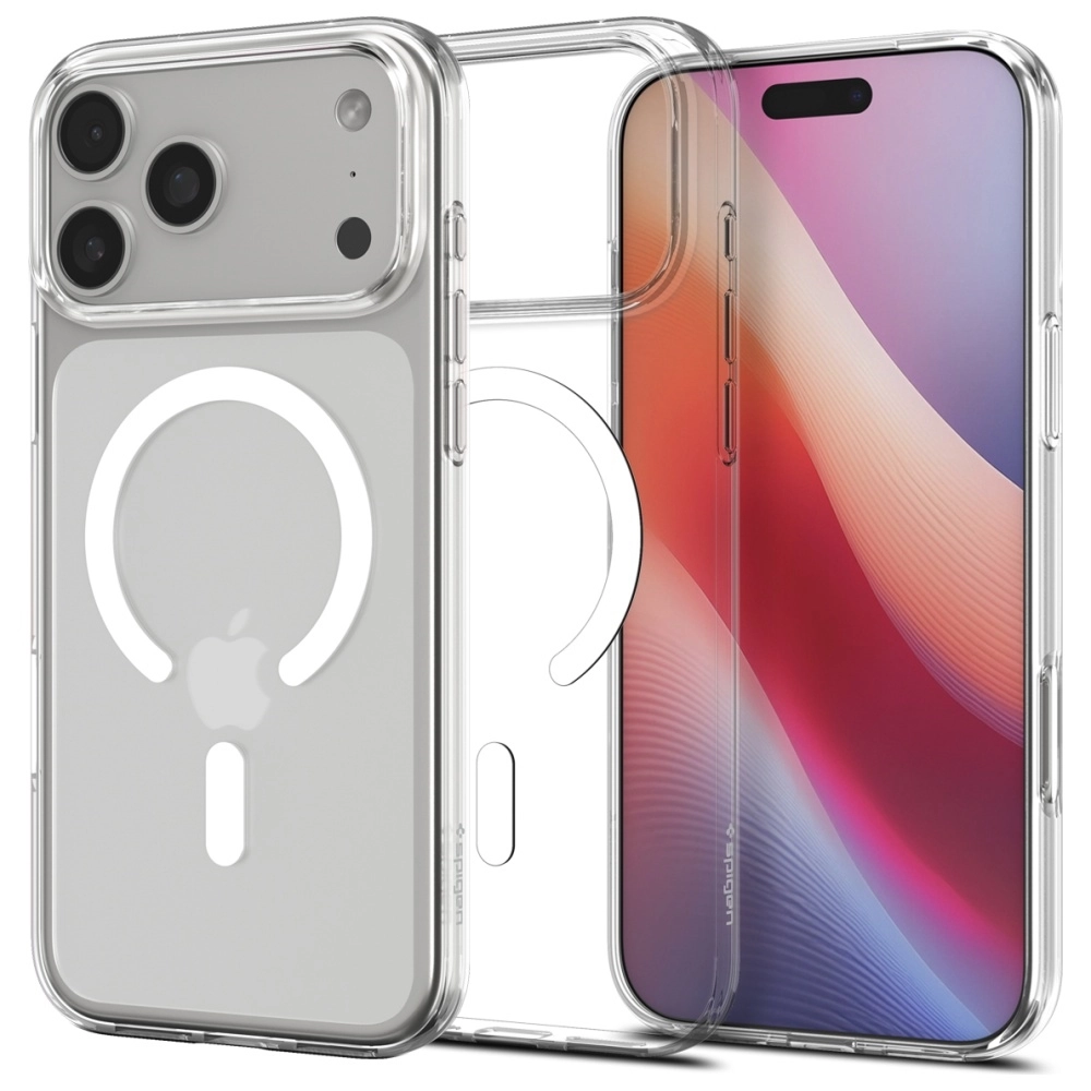 Etui Spigen Liquid Crystal MAG MagSafe do iPhone 17 Pro Biały