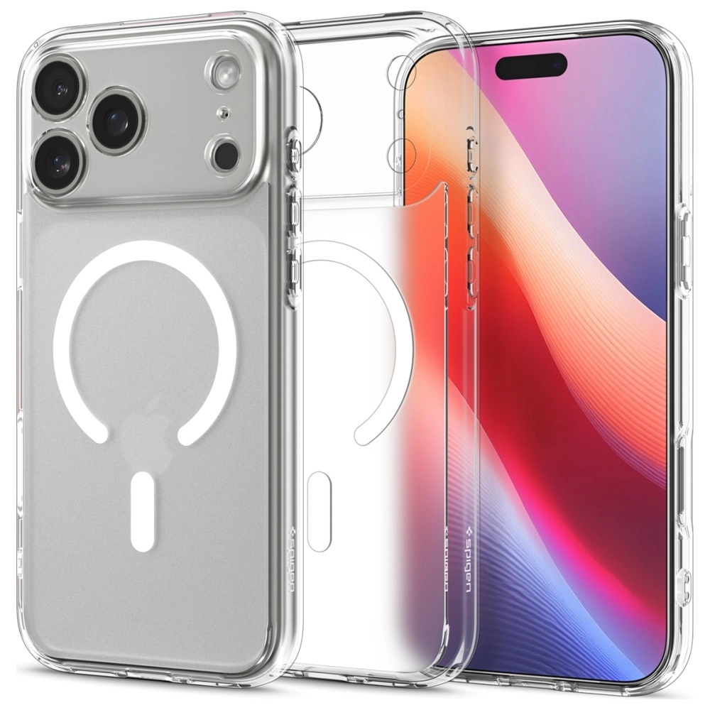 Etui Spigen Ultra Hybrid Mag MagSafe do iPhone 17 Pro Max frost biały