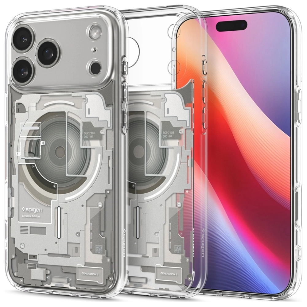 Etui Spigen Ultra Hybrid Mag MagSafe do iPhone 17 Pro zero one titanium