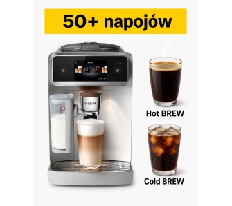 Ekspres Philips 8000 LatteGo Pro Café Aromis EP8757/20 Kawa na zimno Szerokość 25,1cm