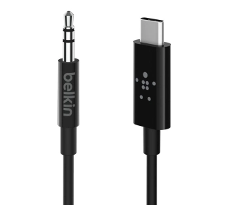 Kabel Belkin USB-C- 3.5 mm Audio 0,9m czarny