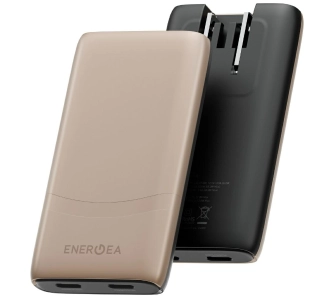 Ładowarka sieciowa Energea TravelWorld Edge 65W 2x USB-C Złoty