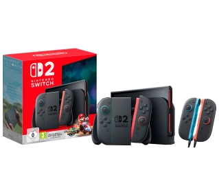 Nintendo Switch 2 Joy-Con Czarny + Mario Kart World + Joy-Con 2 Pair (2szt) - Kup na Raty - RRSO 0%