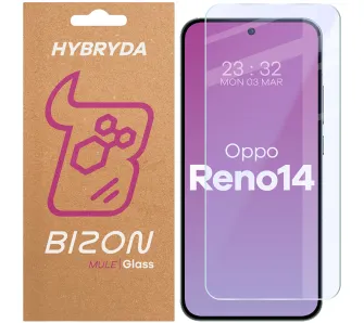 Szkło hybrydowe Bizon Elastyczne Mule do Oppo Reno 14
