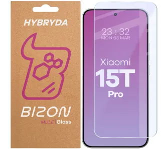 Szkło hybrydowe Bizon Elastyczne Mule do Xiaomi 15T Pro