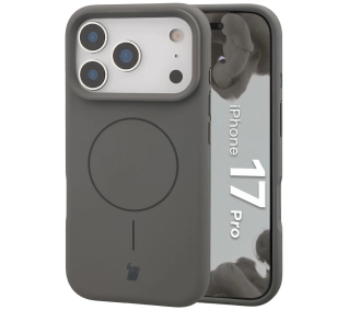 Bizon Silikonowe Soft  z MagSafe do Apple iPhone 17 Pro Grafitowy