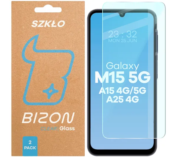 Bizon Clear Duo do Samsung Galaxy A15 4G/5G / A25 5G / M15 5G