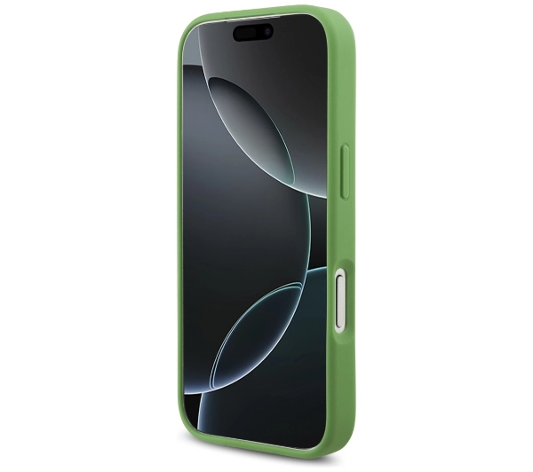Lacoste Petit Pique Lacquer Logo MagSafe do iPhone 17 Pro Estragon
