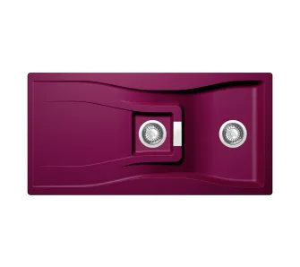 Zlewozmywak Schock Waterfall D-150 Granitowy Czerwony