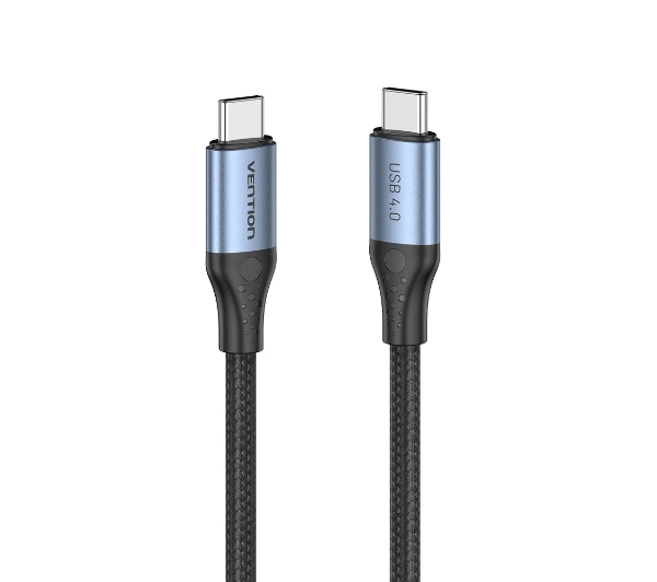 Vention USB-C do USB-C 4.0 5A 1m Czarny