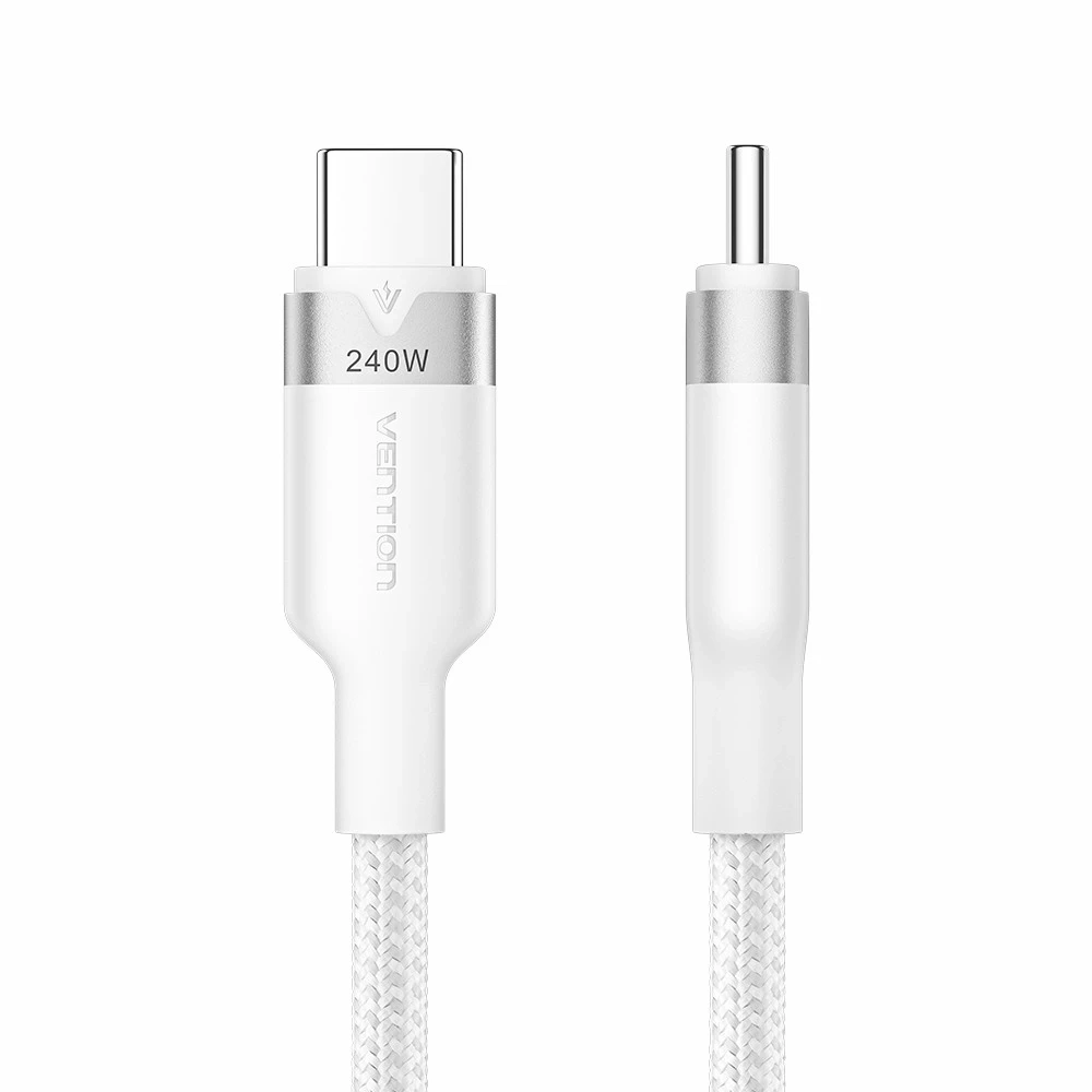 Kabel Vention USB-C do USB-C 2.0 PD 3.1 5A 240W 2m Biały