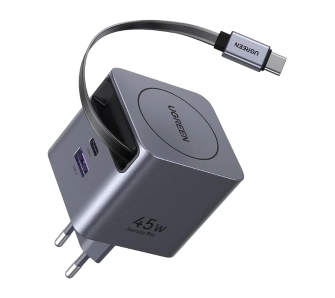 Ładowarka sieciowa UGREEN X614 GaN USB-C USB-A 45W Szary