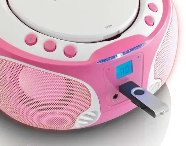 фото Магнитола Lenco SCD-650 pink 1