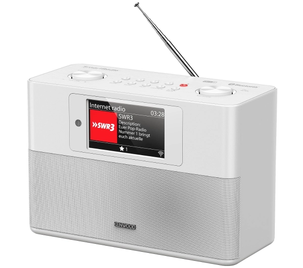 Kenwood CR-ST200S-W Radio FM DAB+ Internetowe Wi-Fi Bluetooth Biały - Kup na Raty - RRSO 0%