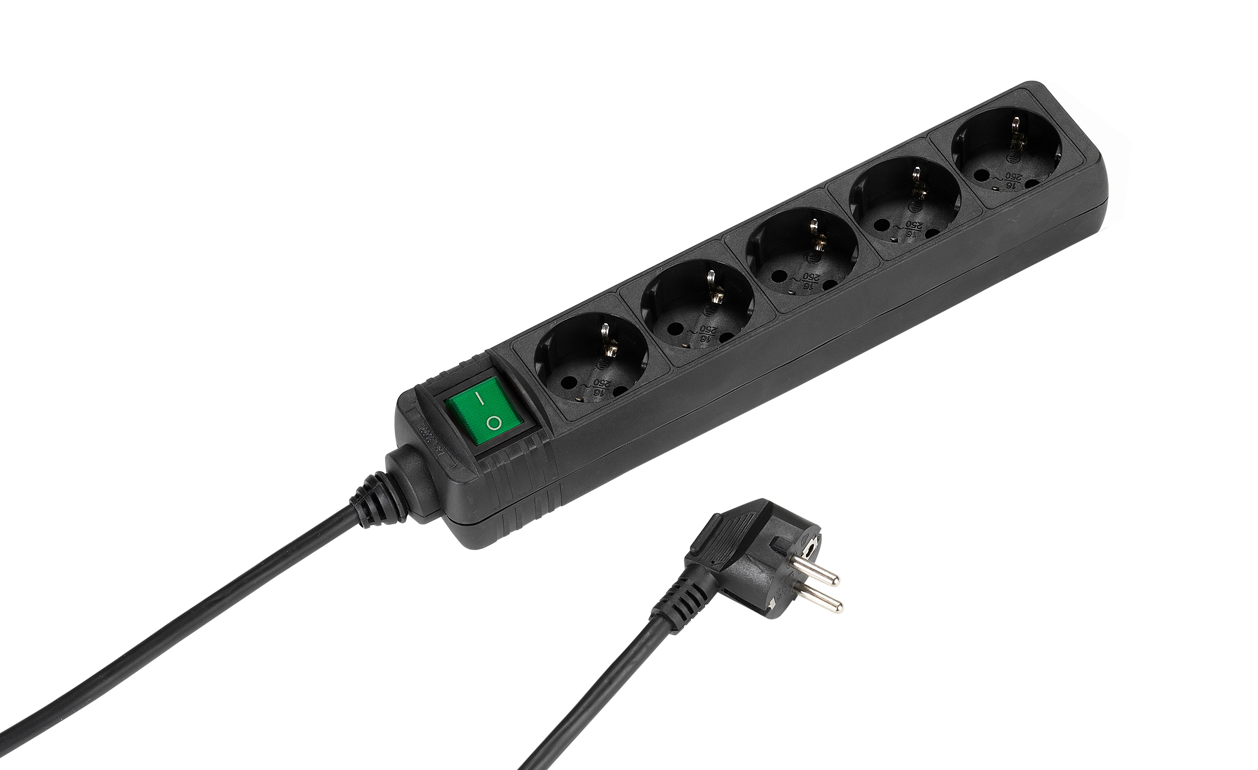 Listwa Vivanco 5 gniazd 1,4m Czarny