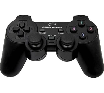 Pad Esperanza EG102 Warrior do PC PS3 Przewodowy Czarny