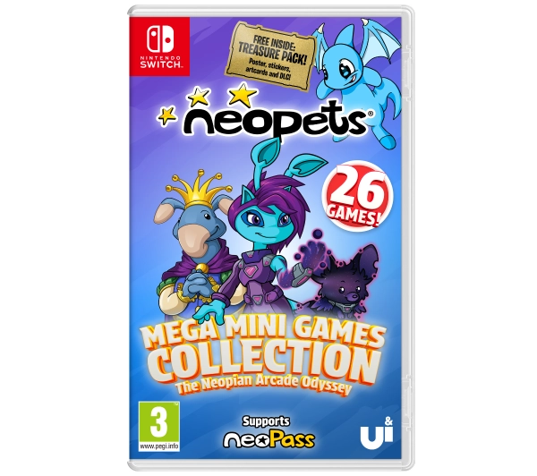 Neopets - Mega Mini Games Collection The Neopian Arcade Odyssey Day 1 Edition Gra na Nintendo Switch