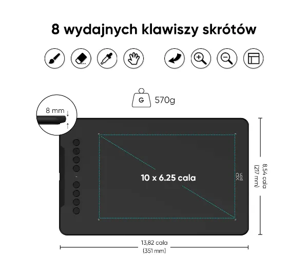 XP-Pen Deco 01 V3 Różowy