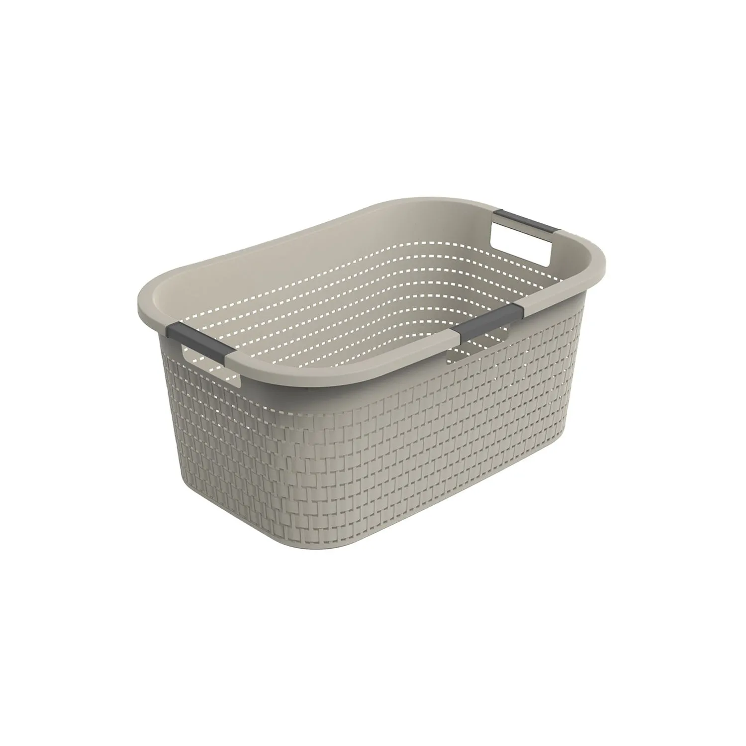 Kosz na pranie Rotho Clean Country 40l Cappuccino