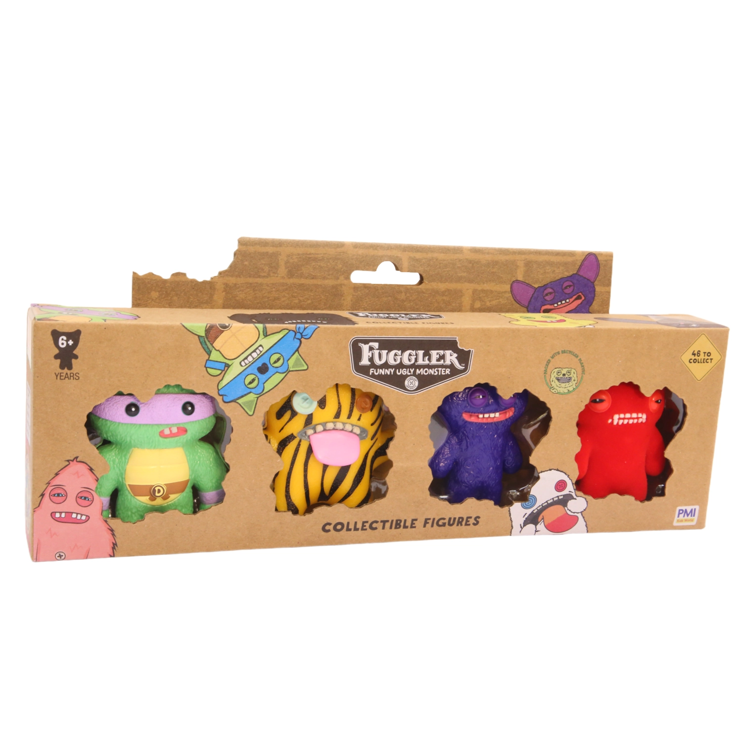 Figurka PMI Kids World Fuggler Funny Ugly Monster S2 - 4 Pack