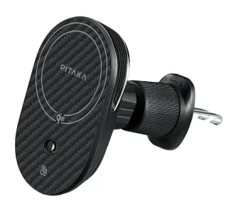 Uchwyt samochodowy Pitaka MagEZ Pro 2 Qi2 15W NFC Magsafe Czarno szary