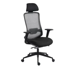 Cobra Office Expert HF704BK Biurowy do 150kg Tkanina Czarny - Kup na Raty - RRSO 0%