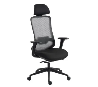 Fotel Cobra Office Expert HF704BK Biurowy do 150kg Tkanina Czarny