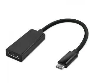 Qoltec 50377 DisplayPort do USB-C Czarny