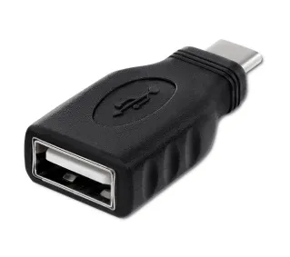 Qoltec 50396 USB-A do USB-C Czarny