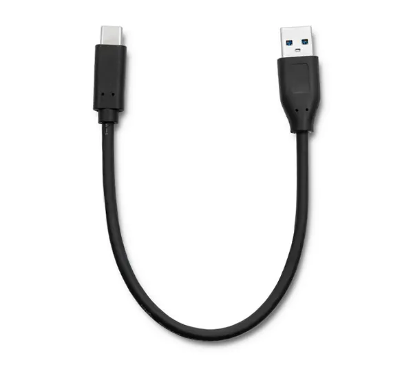 Qoltec 50420 USB-A do USB-C 0,25m Czarny