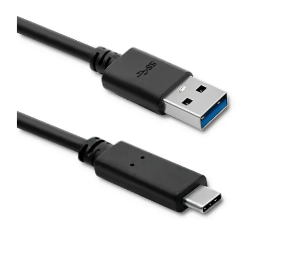 Kabel USB Qoltec USB-A - USB-C 1.8 m Czarny (50363)