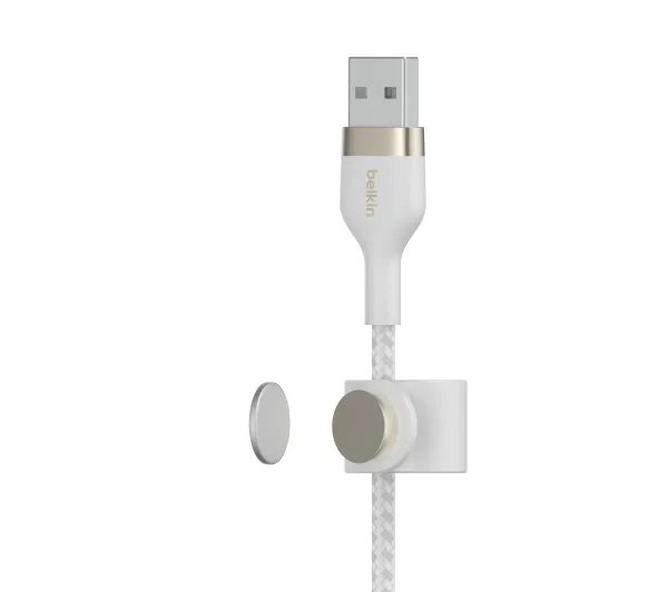 Belkin BoostCharge Pro Flex USB-A do Lightning 1m Biały
