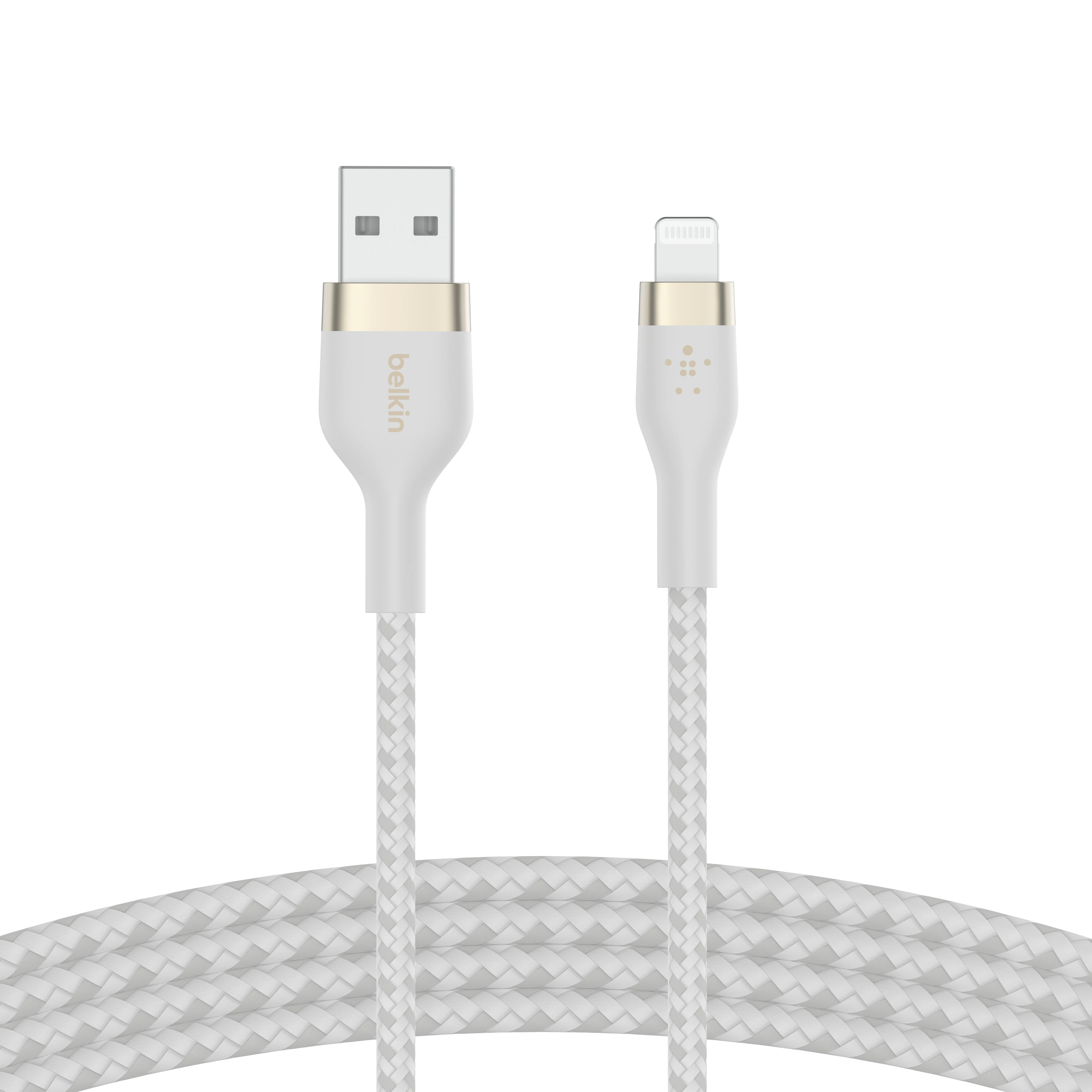 Kabel Belkin BoostCharge Pro Flex USB-A do Lightning 2 m Biały