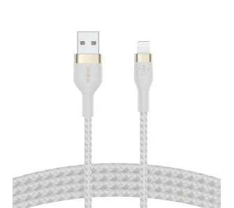 Kabel Belkin BoostCharge Pro Flex USB-A do Lightning 2 m Biały