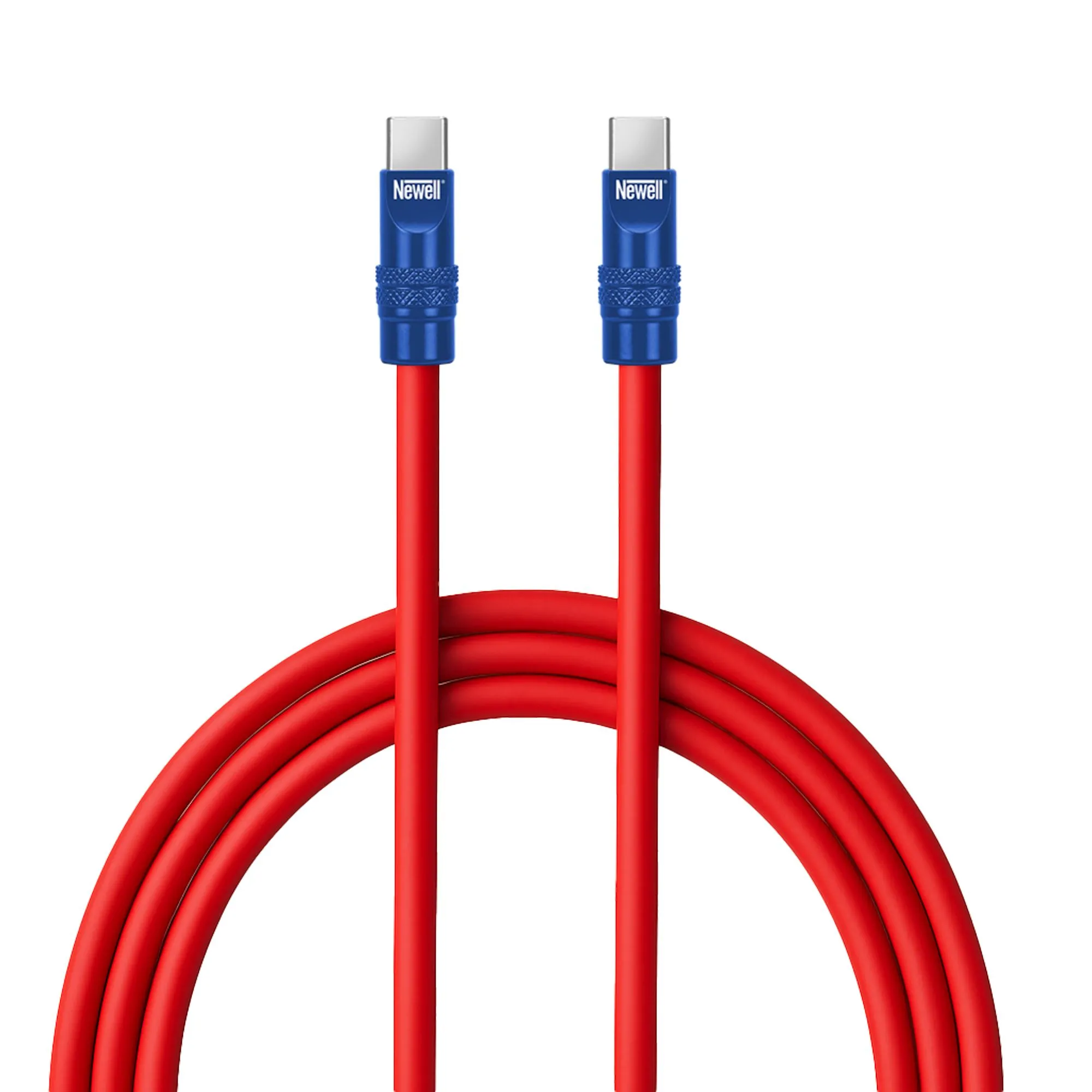 Kabel Newell NL4988 USB-C do USB-C 100W 2m Czerwony