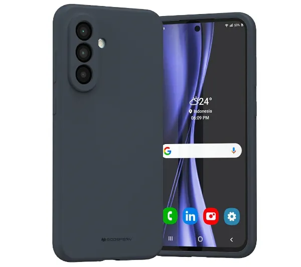 Mercury Silicone do Galaxy A56 Granatowy
