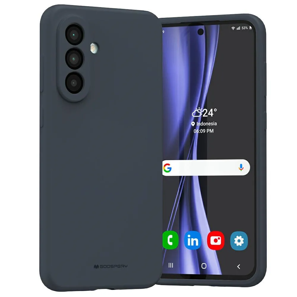 Etui Mercury Silicone do Galaxy A56 Granatowy
