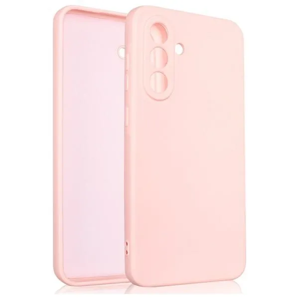 Etui Beline Silicone do Samsung A36 Różowo-złoty