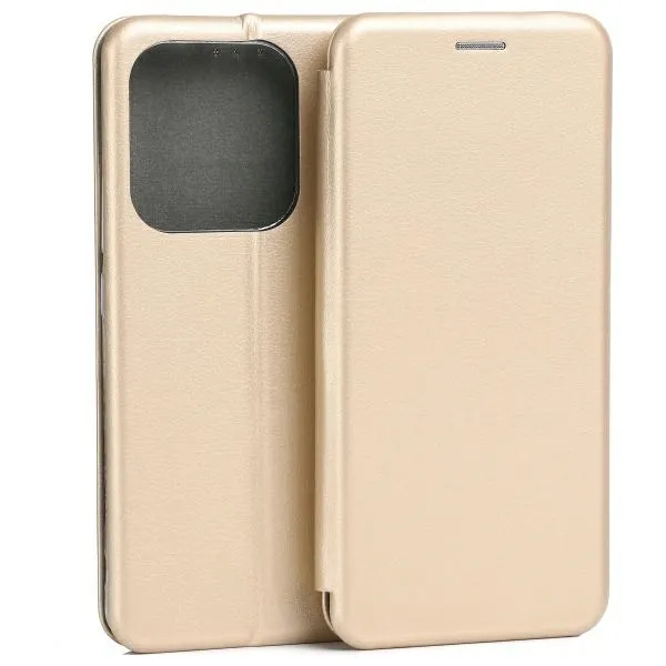 Etui Beline Book Magnetic do Xiaomi Redmi Note 14 5G Złoty