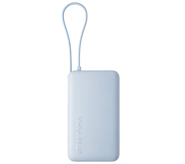Xiaomi 10000mAh 67W Wbudowany kabel USB-C Niebieski