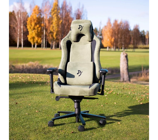 Arozzi Vernazza Supersoft Forest Green Gamingowy do 145kg Tkanina Zielony - Kup na Raty - RRSO 0%